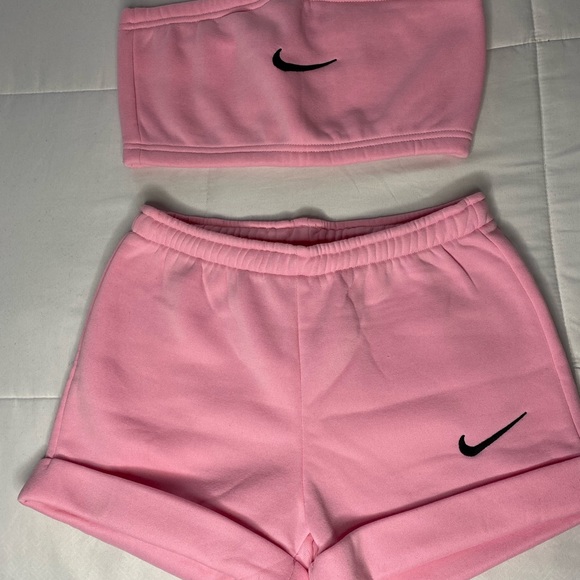 Tops - (NWOT) Pink Nike Two Piece Set